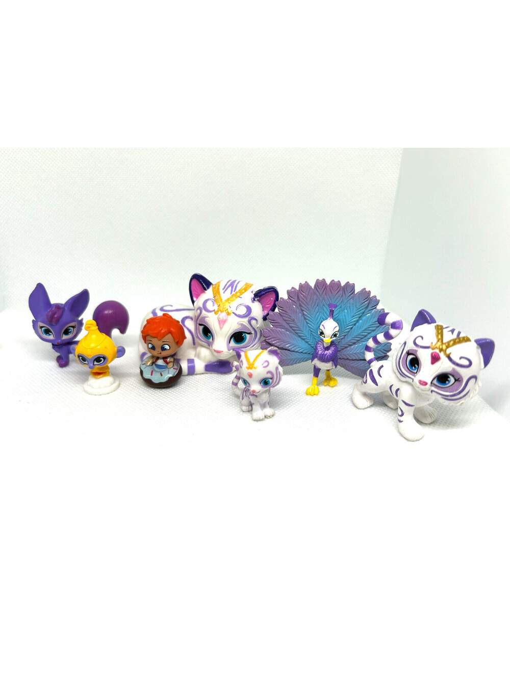 Shimmer and Shine Mini Figures - Lot of 7 Figurines